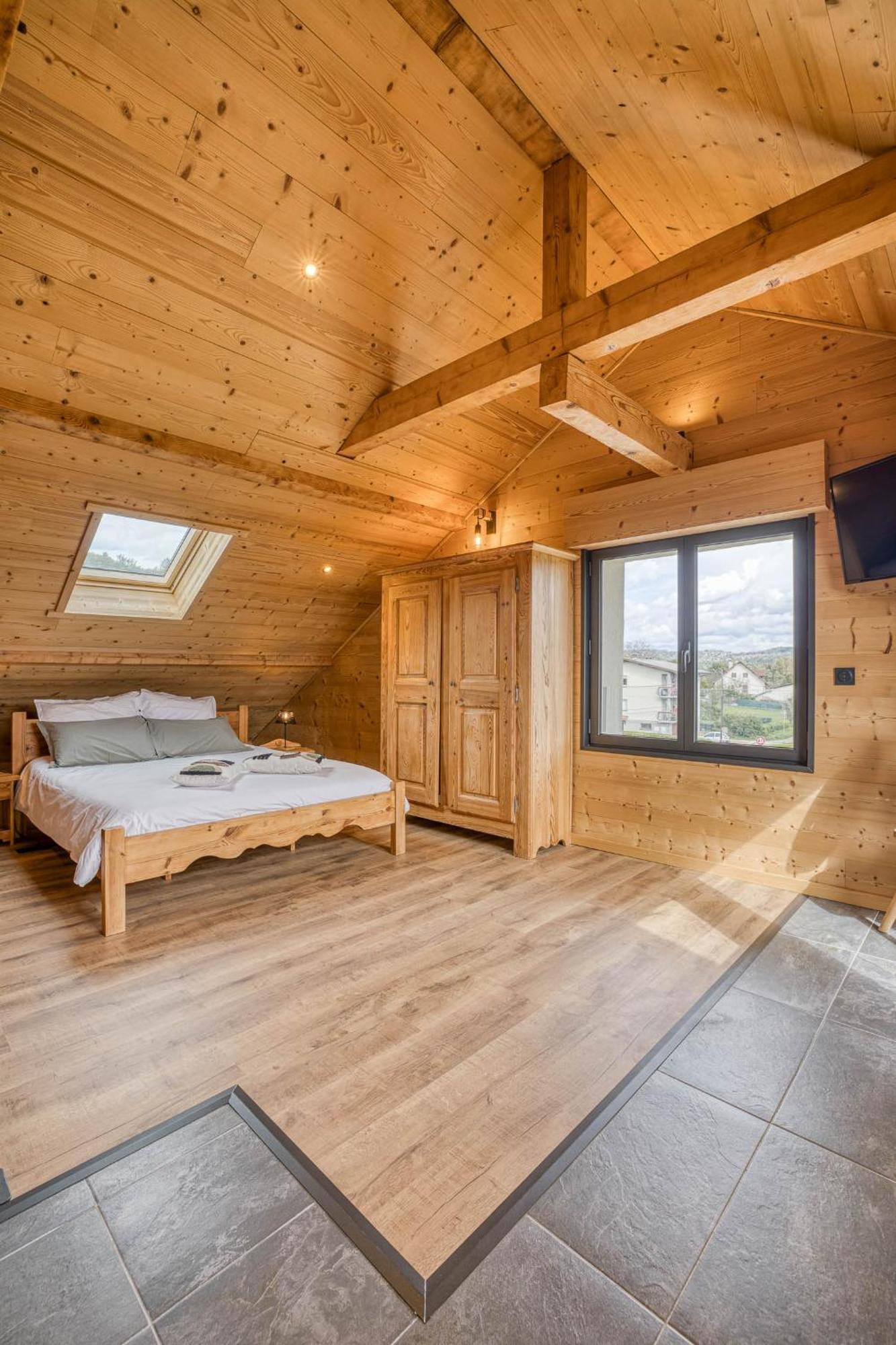 L'Ecureuil, Chez Le Charpentier D'Antan, La Chaleur Du Bois, Le Calme De La Campagne Apartment Epagny Metz-Tessy Luaran gambar